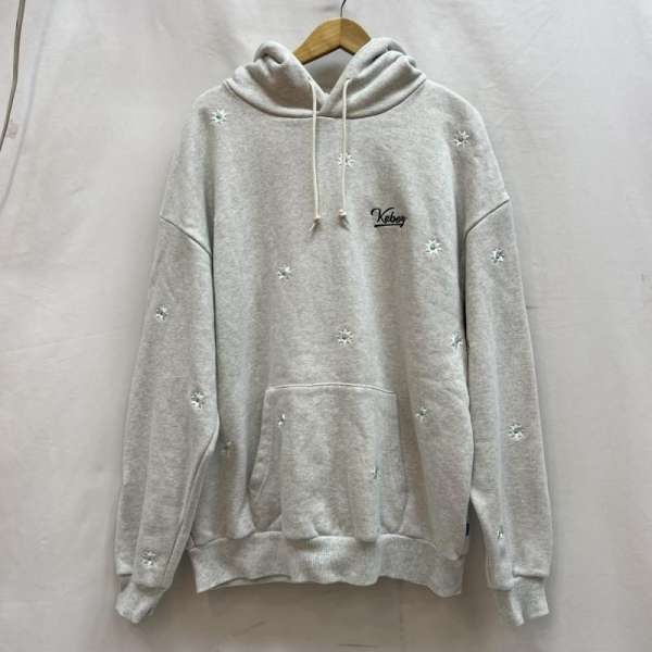 ケボズ nick gear ニックギア コラボ 花柄刺繍 フーディ パーカー M【USED】【古着】【中古】50142135