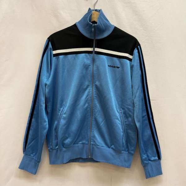 adidas 浜ちゃん着用 ヴィンテージ ジャージ 80s 西ドイツ製 Old adidas 80s 西ドイツ製 adidasアディダス ハイネック 無地