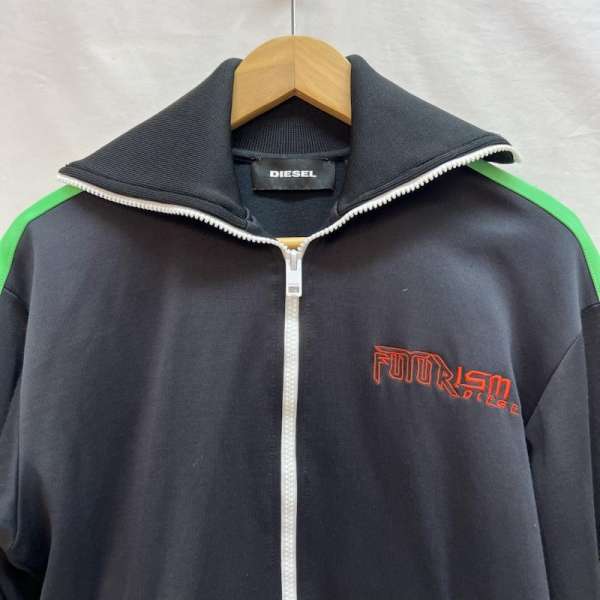 ディーゼル FUTUR ism 刺繍 トラックジャケット ジャージ メンズ XS【USED】【古着】【中古】50142160