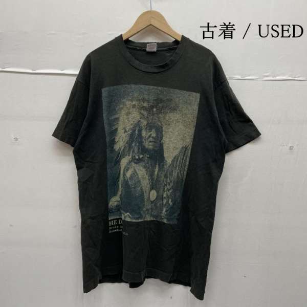 フルーツオブザルーム 90s HE DOG 半袖 Tシャツ ネイティブ アメリカン フォト プリント USA製 メンズ L ISItems【USED】【古着】【中古】50142269