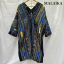 マライカ malaika traditional モン族 リバーシブルロングジャケット レディース 表記無し【USED】【古着】【中古】50142671