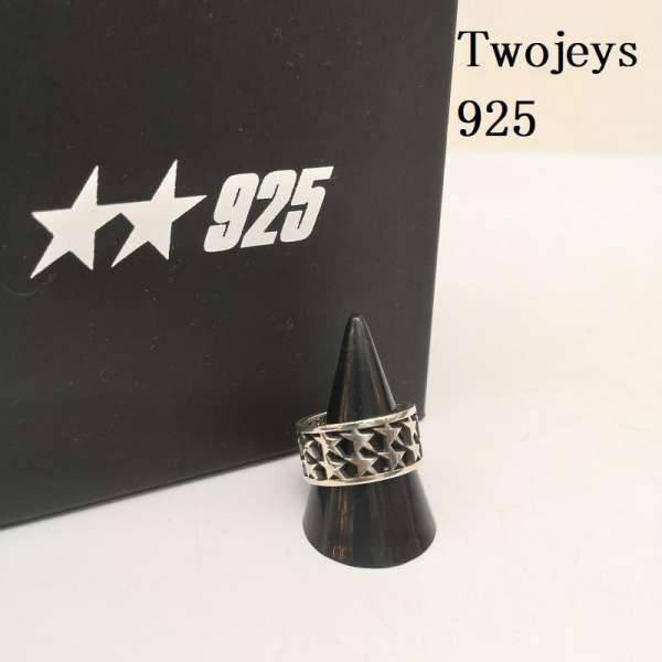 古着 Twojeys 925 ダイカットリング Die-Cut Ring シルバー 19号 メンズ - ISItems【USED】【古着】【..