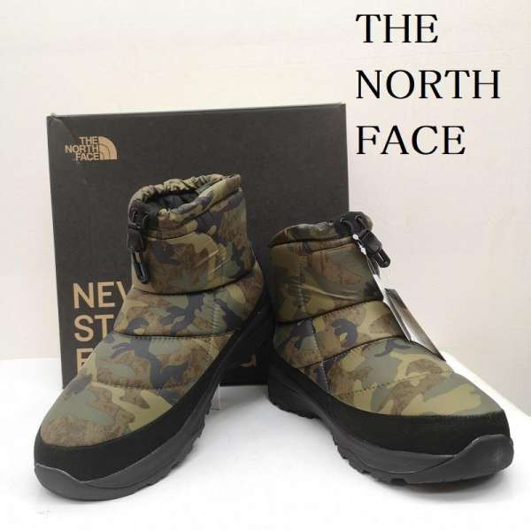 ノースフェイス カモフラ ヌプシ ウォータープルーフ スノーブーツ 27cm 楽天市場】ノースフェイス THE NORTH FACE Nuptse Bootie WP 6