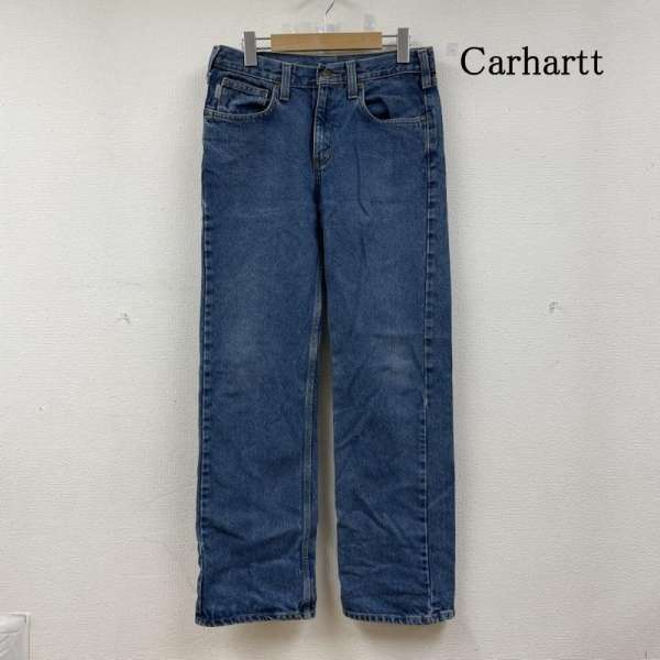カーハート B460DVB デニム パンツ ジーンズ リラックスフィット メンズ 30インチ ISItems【USED】【古着】【中古】50142857