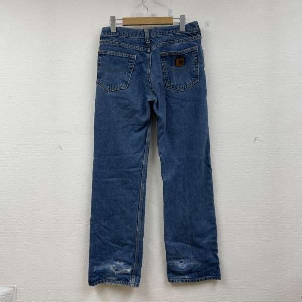 カーハート B460DVB デニム パンツ ジーンズ リラックスフィット メンズ 30インチ ISItems【USED】【古着】【中古】50142857