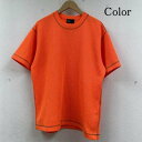 カラー 半袖 ニット 20SCM-T10207 接結ジャージー カットソー クルーネック 蛍光オレンジ メンズ 1 ISItems【USED】【古着】【中古】5...