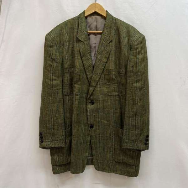 美品　ワイズフォーメン　80s ツイードウール　ブルゾン　ジャケット 希少 80's ワイズフォーメン ウールデザイン テーラード