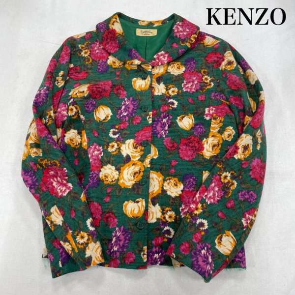 ケンゾー　ブルゾン　エルカ製　ヴィンテージ　花柄　レーヨン100％ シルク感 楽天市場】kenzo 花柄の通販