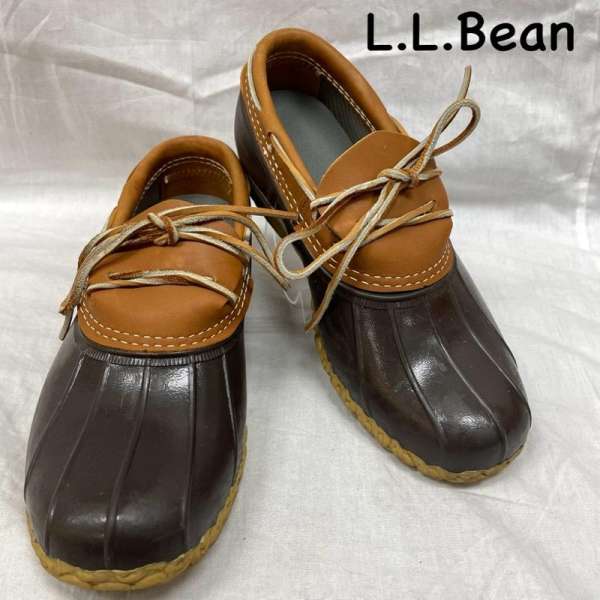 【美品】LLBEAN エルエルビーンブーツ ラバーモカシン 8D 米国製 L.L.Bean (エルエルビーン) Women's Bean Boots Rubber