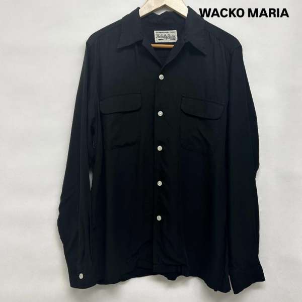 WACKO MARIA Mサイズ 黒い長袖シャツ WACKO MARIA(ワコマリア) 20AW長袖シャツ ブラック サイズ M