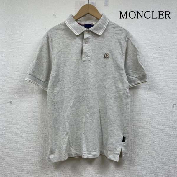 モンクレール 半袖 ポロシャツ ロゴ 刺繍 ワンポイント ボタン ショートスリーブ メンズ XS ISItems【U..
