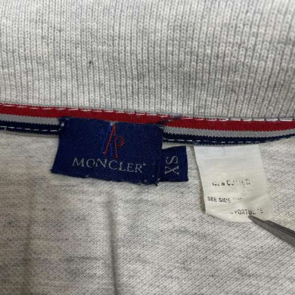 モンクレール 半袖 ポロシャツ ロゴ 刺繍 ワンポイント ボタン ショートスリーブ メンズ XS ISItems【USED】【古着】【中古】50144290