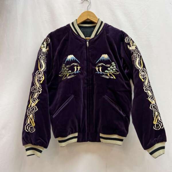 スカジャン　リバーシブル　古着 古着 スカジャン リバーシブル ビンテージ 70s 80s 10 - メルカリ