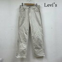 クラシカで買える「リーバイス 91年製 513-3021 日本製 復刻 白タグBIGE ジップフライ カラーパンツ ボタン裏J02 メンズ 33インチ【USED】【古着】【中古】50144817」の画像です。価格は4,950円になります。