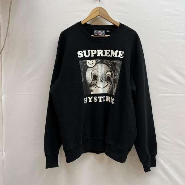 シュプリーム 21SS ×HYSTERIC GLAMOUR ヒステリックグラマー コラボ スウェット メンズ M【USED】【古着】【中古】50145120