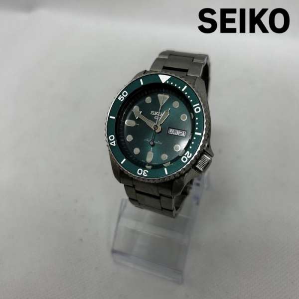 セイコー Seiko 5 Sports クォーツ腕時計 アナログ ステンレス GRN SLV 4R36-07G メンズ 表記無し【USED】【古着】【中古】50145220