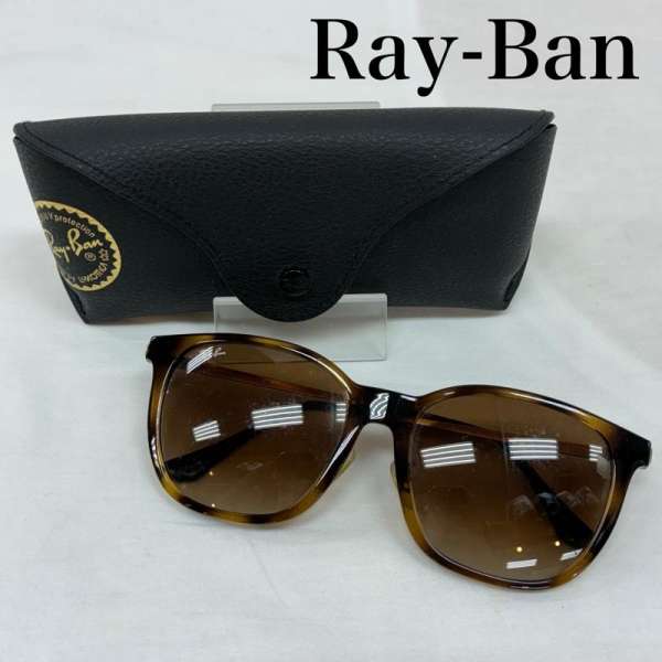 レイバン RB4333D スクエア ウェリントン べっ甲 サングラス 55-17 メンズ - ISItems【USED】【古着】..