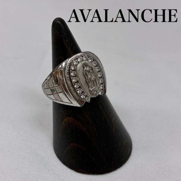 アヴァランチ マリア シルバー 925 ストーン リング メンズ - ISItems【USED】【古着】【中古】50145506