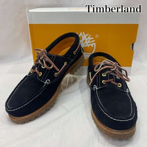 ティンバーランド HANDSEWN BOAT SHOE black FULL GRAIN 28cm メンズ US：10 ISItems【USED】【古着】..