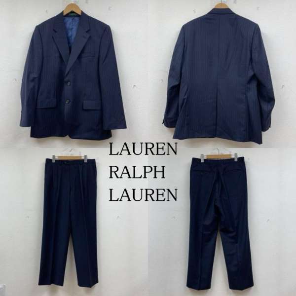 ローレンラルフローレン テーラードジャケット ブレザー スーツ ストライプ 3点 セットアップ スラック..