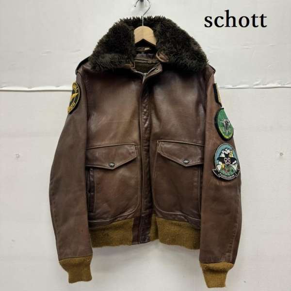 楽天市場】schott 襟ボア（メンズファッション）の通販