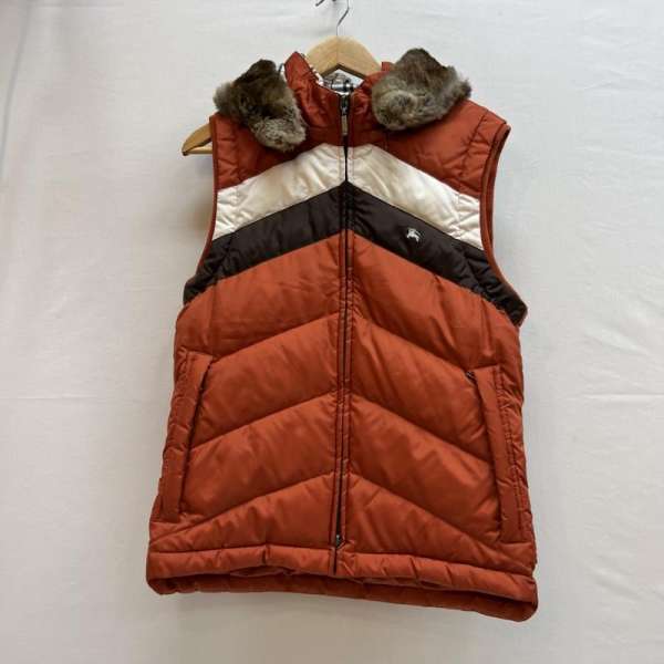 バーバリーブルーレーベル　メンズ　肉厚　ダウン　ベスト　ダウン　フェザー　M バーバリーブラックレーベル 肉厚 ベスト BURBERRY バーバリー 短丈 肉