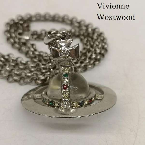 ヴィヴィアンウエストウッド スモール オーブ ネックレス カラーストーン レディース - ISItems【USED..