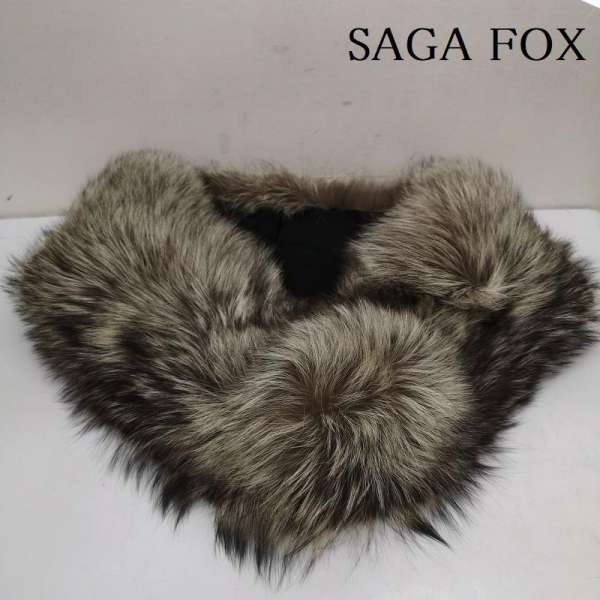 サガフォックス シルバー フォックス マフラー ティペット レディース - ISItems【USED】【古着】【中..