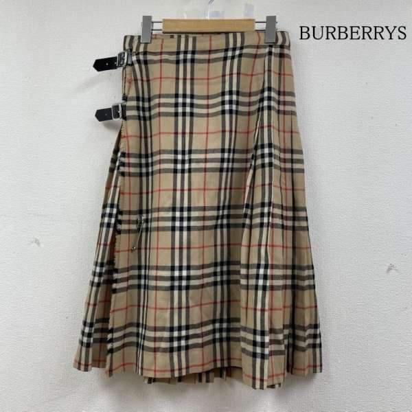 バーバリーロンドン　ロングスカート　ノバチェック　メガチェック　フレア BURBERRY - BURBERRY バーバリー ノバチェック ロングスカート 巻き