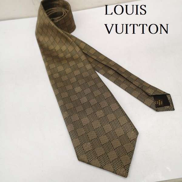 ルイヴィトン クラヴァット ダミエクラシック ダミエ エベヌ シルク ネクタイ メンズ - ISItems【USED】【古着】【中古】50146600