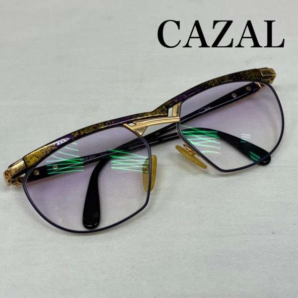 カザール 252 791 ヴィンテージ サングラス めがね 度入りレン...(4)
