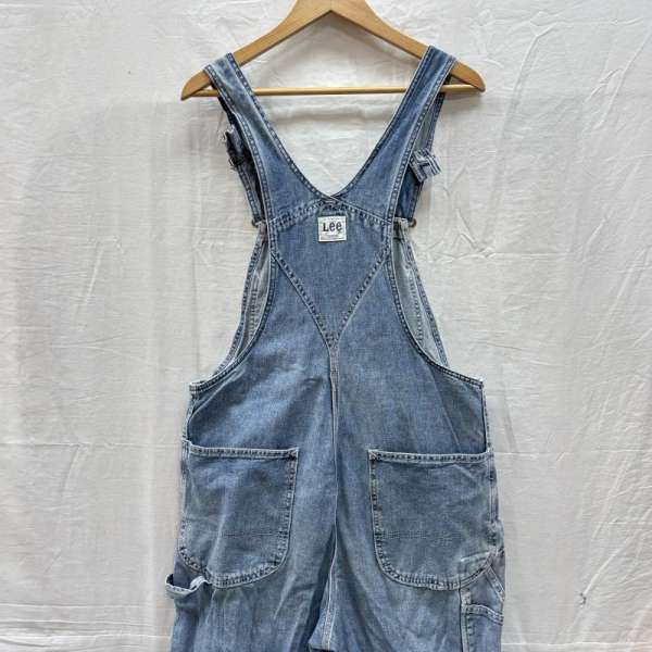 リー 日本製 デニム オーバーオール ワーク つなぎ ライトインディゴ 0254 メンズ - ISItems【USED】【古着】【中古】50147405