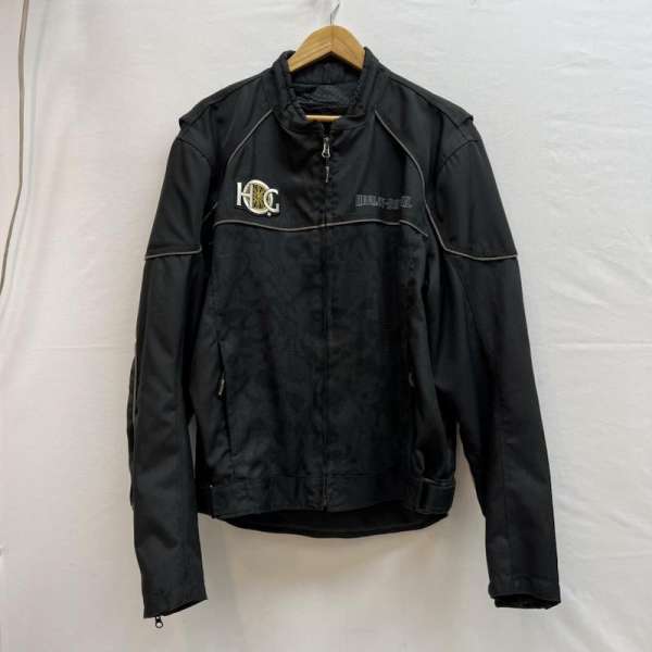ハーレーダビッドソン スカル ライダースジャケット メッシュ ライディング メンズ L ISItems【USED】【古着】【中古】50147567