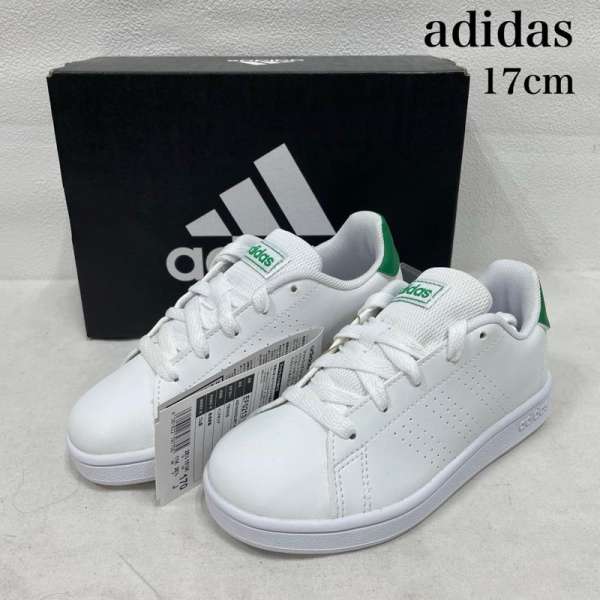 アディダス アドバンコート ライフスタイル EF0213 キッズ レースアップ スニーカー 17cm ボーイズ 17.0cm ISItems【USED】【古着】...