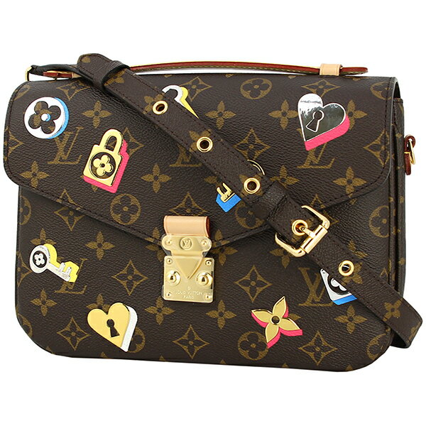 ルイヴィトン ショルダーバッグ ハンドバッグ ポシェット メティス MM モノグラム ラブロック レザー マルチカラー LOUIS VUITTON ルイ・ヴィトン ビトン レディース 本革 2WAYバッグ 斜めがけショルダー ブランド ハンドバック バック HANDBAG BAG 新作 新品