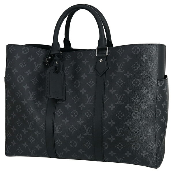 ルイヴィトン トートバッグ サックプラ 24H モノグラム エクリプス レザー ブラック 黒 ルイヴィトン ビジネスバッグ LOUIS VUITTON ルイヴィトン ショルダーバッグ 2WAYバッグ ハンドバッグ メンズ ブックトート A4 本革 ハンドバック バック HANDBAG BAG 新品 送料無料