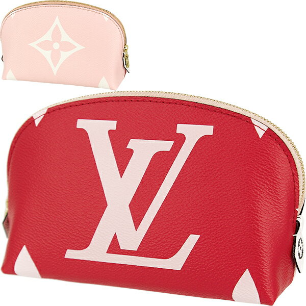 【5%OFF】 ルイヴィトン 化粧ポーチ ポシェット コスメティック ジャイアント モノグラム ルージュ LOUIS VUITTON ルイ・ヴィトン ビトン ルイヴィトン ポーチ レディース ファスナー ミニポーチ コスメポーチ 化粧品入れ 小物入れ バッグインバッグ ブランド プレゼント