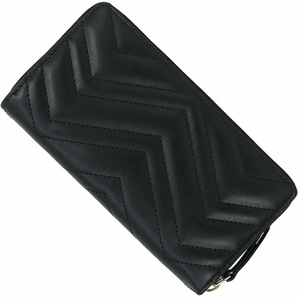【10%OFF】 グッチ 長財布 ダブルG ジップアラウンド ウォレット GGマーモント シ...