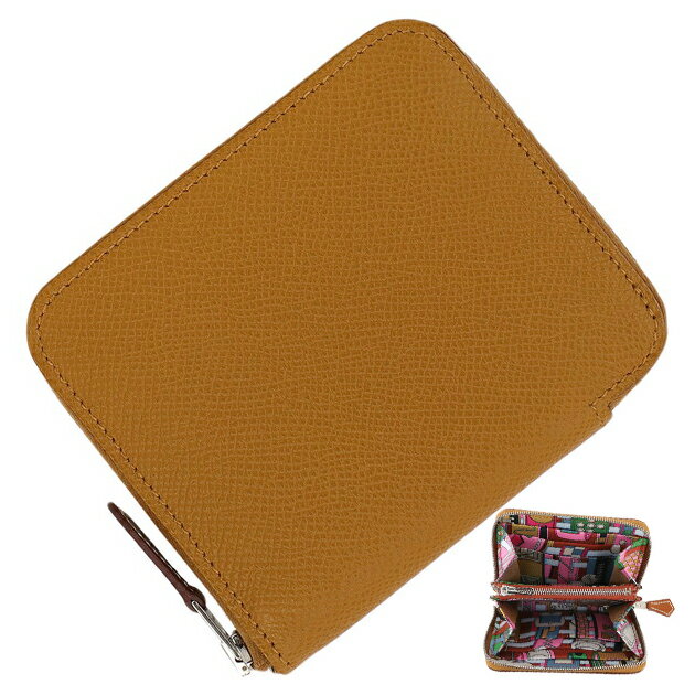 【新品】 エルメス アザップ シルクイン コンパクト コリエドシアン エプソン レザー セサミ エルメス ラウンドファスナー財布 HERMES エルメス 財布 レディース ブラウン エルメス ミニ財布 小銭入れ エルメス コインケース アザップコンパクト ブランドのサムネイル