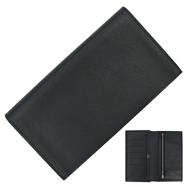 【5%OFF】 エルメス 長財布 シチズン ツイル ロング コンビネ クロシェット エバーグレイン シルク ブラック ブルー系 HERMES エルメス 財布 本革 レザー 黒 二つ折り財布 薄い 小銭入れあり スリム 薄型 二つ折り長財布 中古