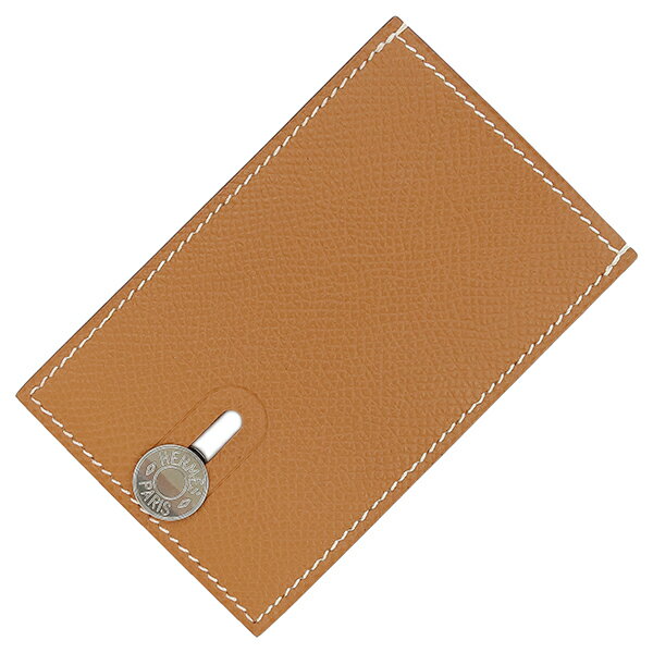 Hermes - 【5%OFF】 エルメス カードケース ディアボロ エプソン ゴールド シルバー金具 クレジットカードケース HERMES エルメス カードホルダー カード入れ パスケース 定期入れ ICカードケース IDケース コンパクト 薄い 一枚 スラ