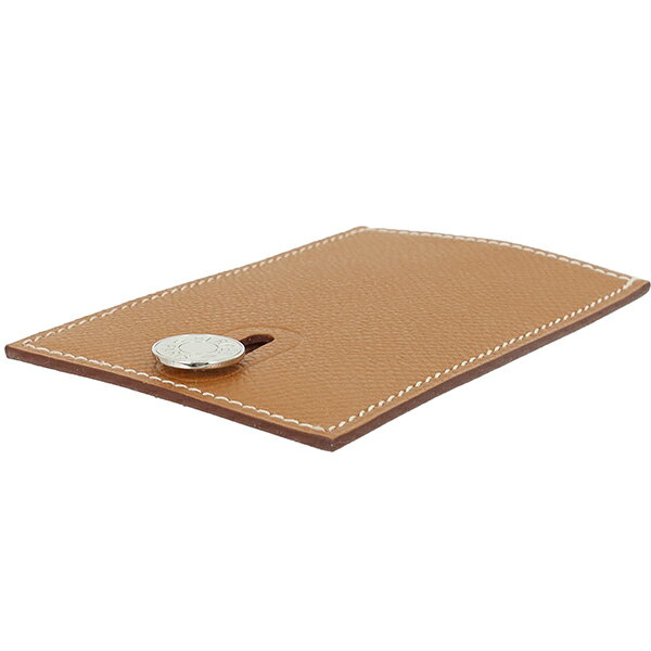 【新品】 エルメス カードケース ディアボロ エプソン レザー ゴールド シルバー金...