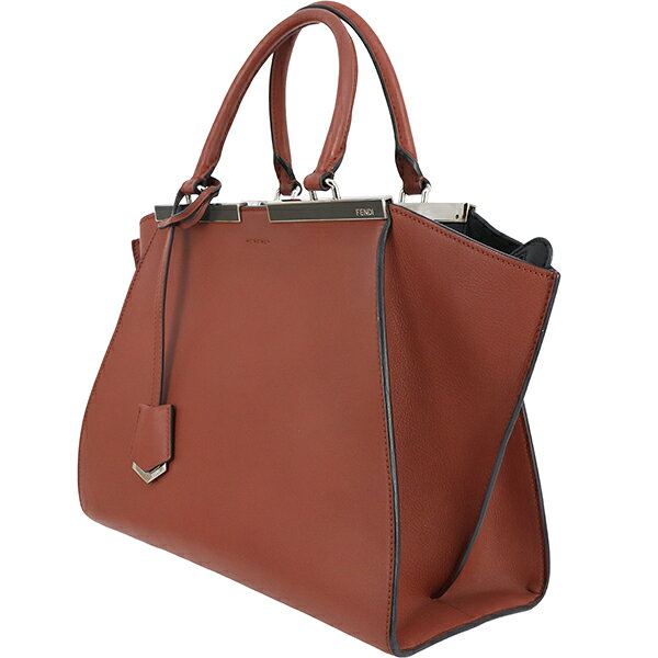 フェンディ トロワジュール カーフレザー レッド 2WAYバッグ フェンディ ハンドバッグ フェンディ ショルダーバッグ FENDI フェンディ トートバッグ レディース 本革 赤 ハンドバック バック HANDBAG BAG ブランド 超美品 中古 brandacross-10013886 ACROSS〜アクロス〜 サンプル画像3