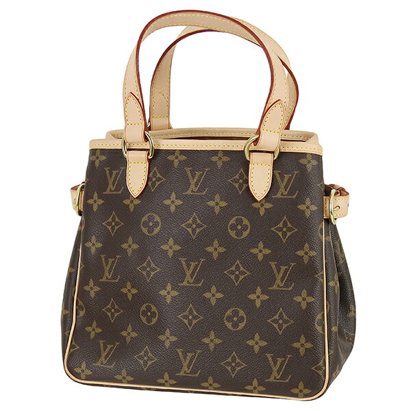 【超美品】 ルイヴィトン ハンドバッグ バティニョール モノグラム レザー ブラウン LOUIS VUITTON ルイヴィトン トートバッグ レディース ミニトート ミニバッグ 縦型 ハンドバック バック HANDBAG BAG ブランド 中古