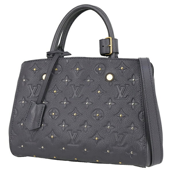 【5 OFF】 ルイヴィトン モンテーニュ BB モノグラム アンプラント スタッズ グリシルバー 2WAYバッグ ルイヴィトン ショルダーバッグ LOUIS VUITTON ルイヴィトン ハンドバッグ レディース レザー グレー バック ブランド