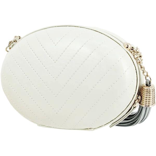 【5%OFF】 シャネル チェーンショルダーバッグ ラパウザ Vステッチ パテント アイ...