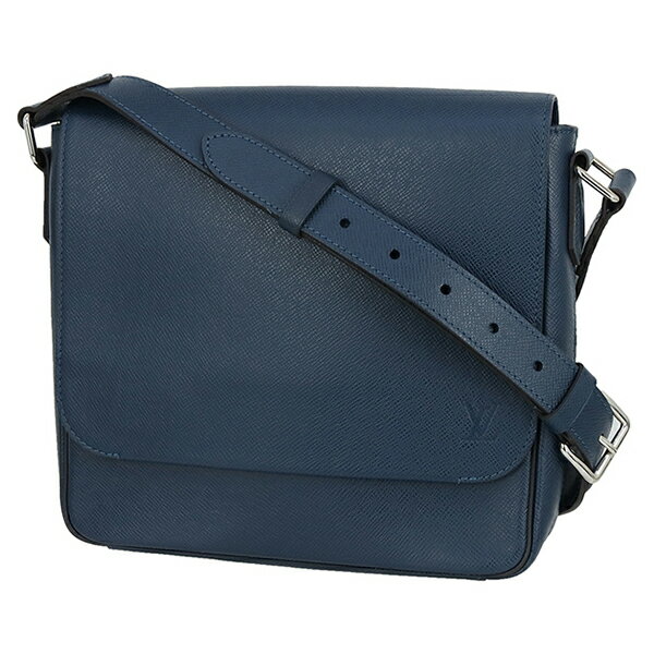 【10%OFF】 ルイヴィトン ショルダーバッグ ロマン PM タイガ レザー ブルーマリーヌ ネイビー ルイヴィトン ビジネスバッグ LOUIS VUITTON ルイヴィトン クロスボディバッグ メンズ メッセンジャーバッグ フラップバッグ ブランド