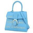 デルヴォー ルーモア MM マグリットコレクション ボックスカーフレザー ブルー シルバー金具 2WAYバッグ DELVAUX L 039 Humour MM デルヴォー ハンドバッグ デルヴォー ショルダーバッグ レディース 青 本革 デルボー バッグ ハンドバック バック HANDBAG BAG 新品同様 美品 中古