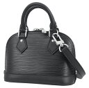 【新品】 ルイヴィトン ショルダーバッグ ナノアルマ エピ レザー ブラック 黒 2WAYバッグ ルイヴィトン ハンドバッグ LOUIS VUITTON ルイヴ...