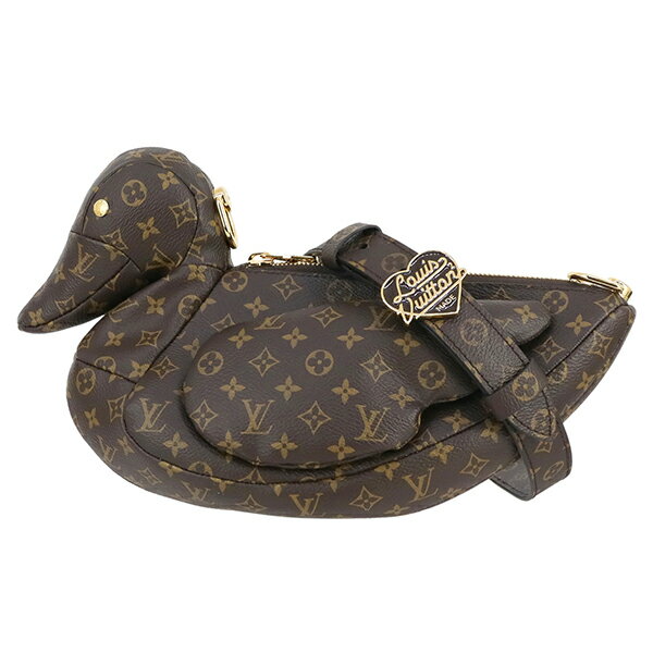 【5%OFF】 ルイヴィトン ショルダーバッグ ダック バッグ NIGOコラボ モノグラム LVスクエアード ブラウン LOUIS VUITTON ルイヴィトン バッグ レディース クロスボディバッグ カモ アヒル 鳥 バック ブランド